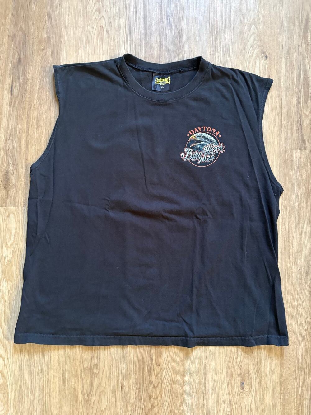 Men's commemorative event muscle shirt 2025 Daytona Beach Bike Week Size XL